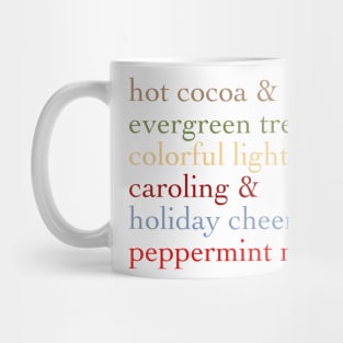 holiday cheer Mug